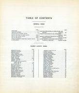 Table of Contents, Ramsey County 1928